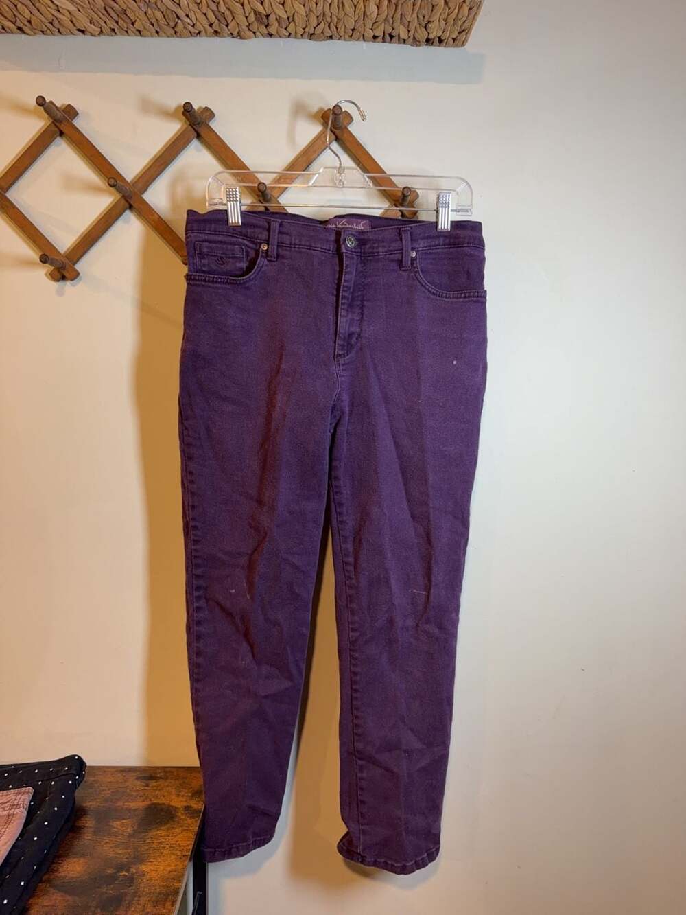 Gloria Vanderbilt Amanda Classic Fit Jeans Purple Size 12P